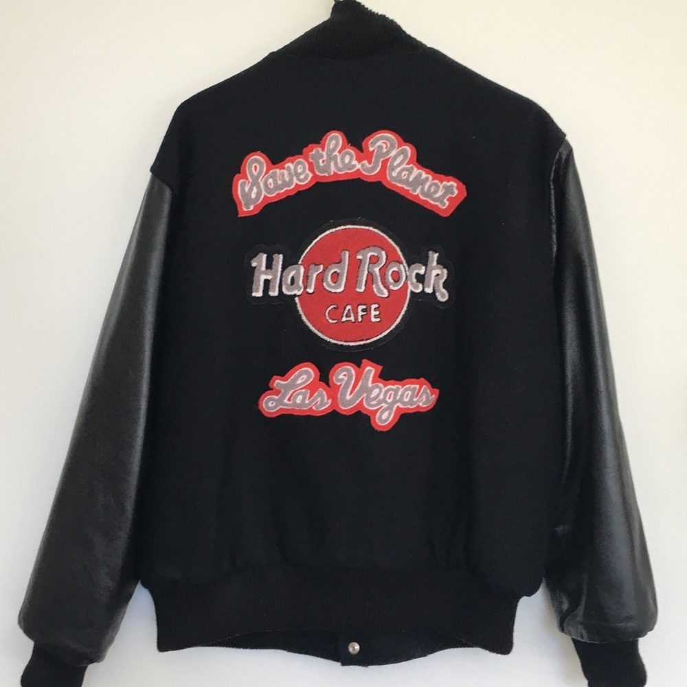 Vintage Hard Rock Cafe 🎶 Varsity Jacket - Las Vegas